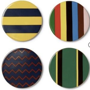 Rowing Blazers x Target Limited Edition Exclusive 4pk Rugby Stripe Coaster Set